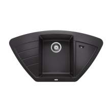 Blanco ZIA 9 E Silgranit 1.5 Bowl Inset Corner Kitchen Sink