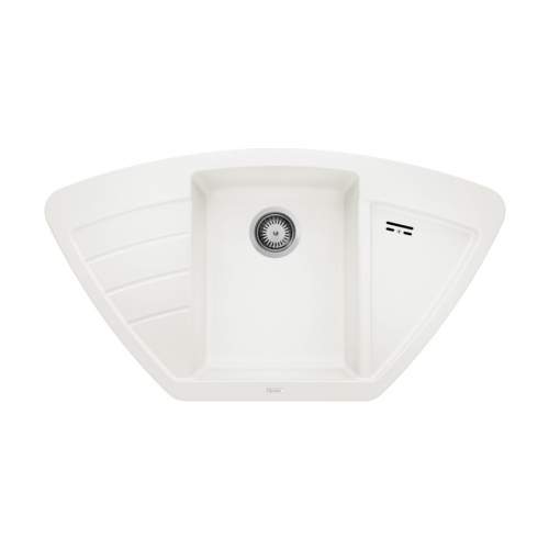 Blanco ZIA 9 E Silgranit 1.5 Bowl Inset Corner Kitchen Sink