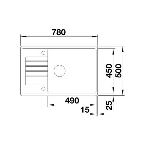 Blanco ZIA XL 6 S Compact Silgranit Inset Granite Kitchen Sink