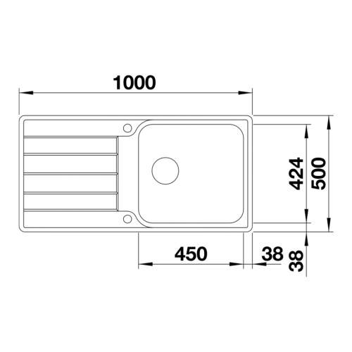 Blanco Classimo XL 6 S-IF Single Bowl Stainless Steel Kitchen Sink