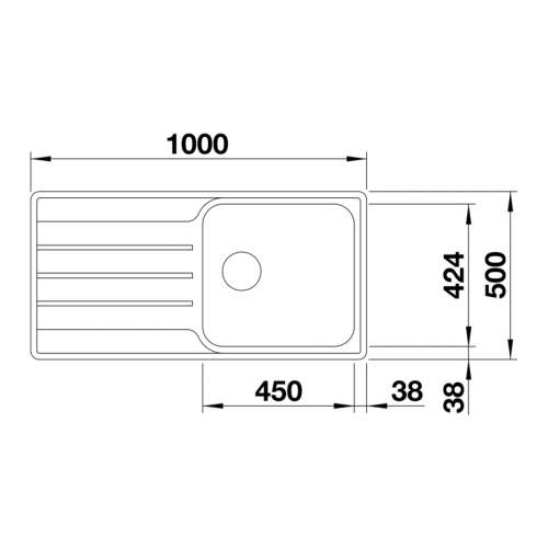 Blanco LEMIS XL 6 S-IF 1.5 Bowl Stainless Steel Kitchen Sink