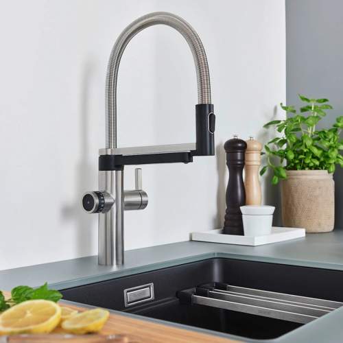 Blanco drink.hot EVOL-S Pro 4in1 Semi Professional Kitchen Tap