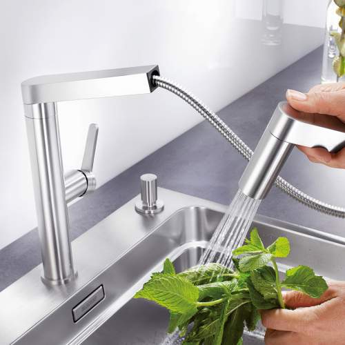 Blanco PANERA-S Kitchen Tap with Pull-Out Hose