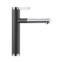 Blanco LINEE-S Dual Finish Kitchen Tap with Pull Out Spray