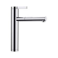 Blanco LINEE-S Dual Finish Kitchen Tap with Pull Out Spray