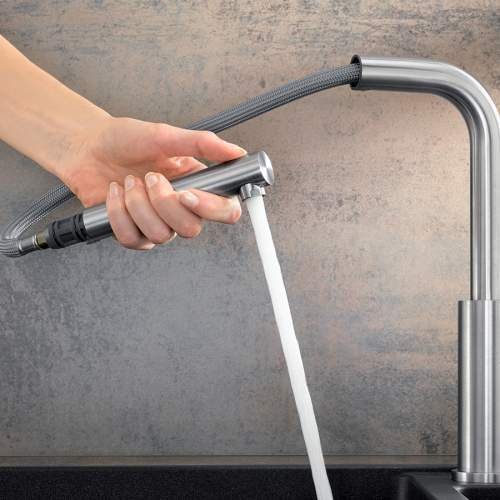 Blanco LANORA-S Single Lever Pull Out Kitchen Tap