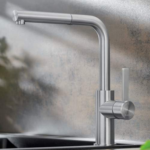 Blanco LANORA-S Single Lever Pull Out Kitchen Tap