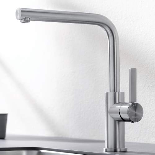 Blanco LANORA Single Lever Stainless Steel Kitchen Tap