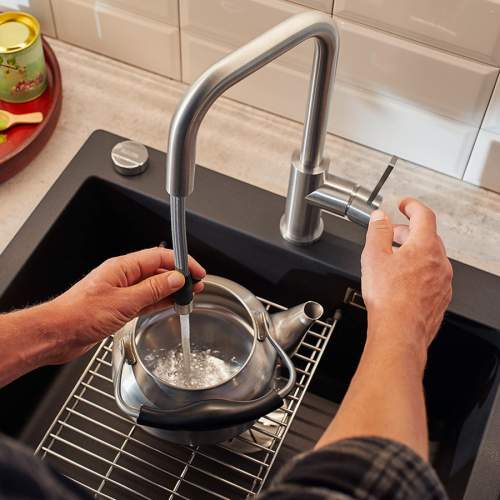 Blanco JANDORA-S Single Lever Pull Out Kitchen Tap