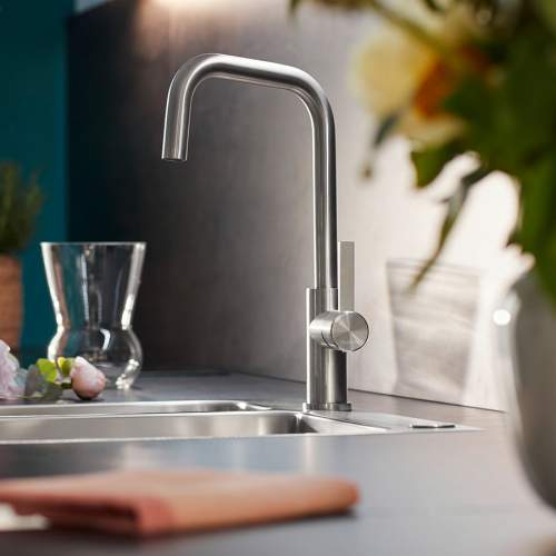 Blanco JANDORA Single Lever Stainless Steel Kitchen Tap