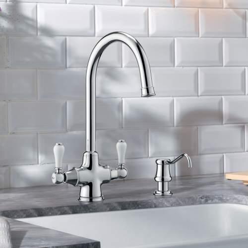 Blanco VICUS Twin Lever Kitchen Tap