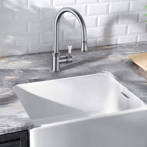 Blanco VICUS Single Lever Pull Out Spray Kitchen Tap