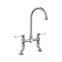 Blanco VICUS Twin Lever Bridge Kitchen Tap