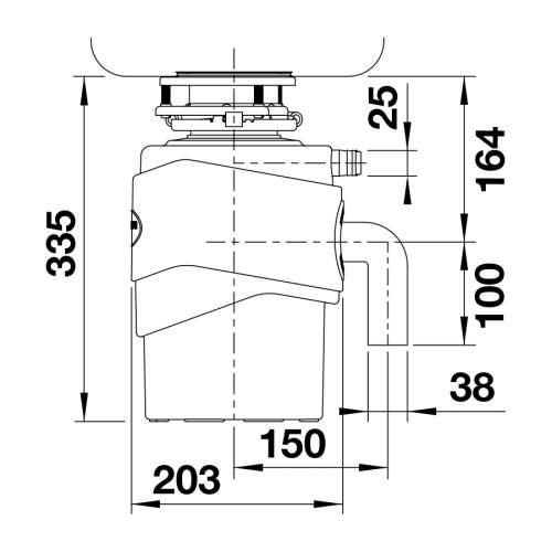 Blanco FWD Max Waste Disposal Unit