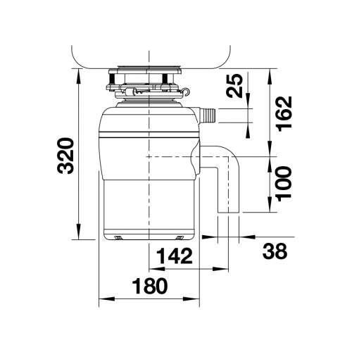 Blanco FWD Lite Waste Disposal Unit