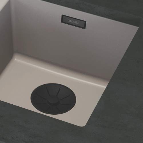 Blanco 239975 InFino Strainer System Black Edition for Single Bowl Sinks