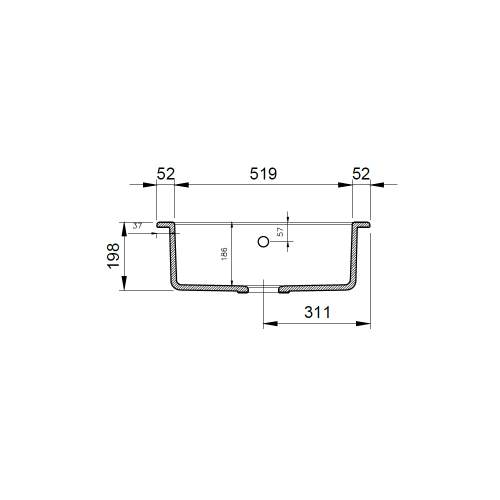 Caple CINB600 Inset Ceramic Butler Sink