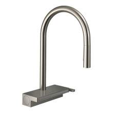 Hansgrohe Aquno Select M81 Single lever kitchen mixer 170 with pull-out spray and sBox with 3 spray modes