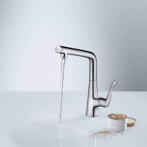Hansgrohe Metris Select M71 Single lever kitchen mixer 320 with single spray mode