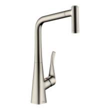 Hansgrohe Metris M71 Single lever kitchen mixer 320 with pull out spray and 2 spray modes