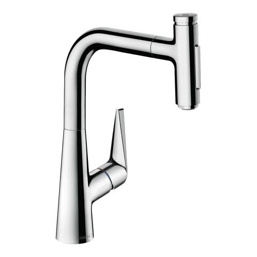 Hansgrohe Talis Select M51 Single lever kitchen mixer 220 with pull out spray and sBox with 2 spray modes