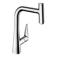 Hansgrohe Talis Select M51 Single lever kitchen mixer 220 with pull out spout with single spray mode