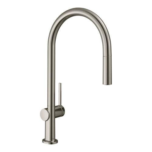 Hansgrohe Talis M54 Single lever kitchen mixer 210 with pull out spout and sBox with single spray mode