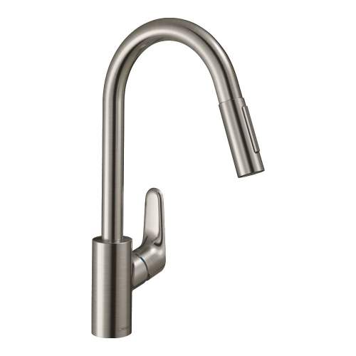 Hansgrohe Focus M41 Single lever kitchen mixer 240 with pull out spray and sBox and 2 spray modes