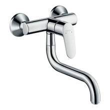 Hansgrohe Focus M41 Single lever wall mounted kitchen mixer with single spray mode