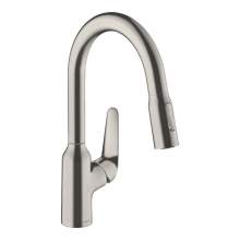 Hansgrohe Focus M42 Single lever kitchen mixer 180 with pull out spray with 2 spray modes