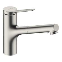 Hansgrohe Zesis M33 Single lever kitchen mixer 150 with pull-out spray with 2 spray modes