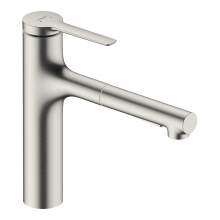 Hansgrohe Zesis M33 Single lever kitchen mixer 160 with pull-out spray with 2 spray modes