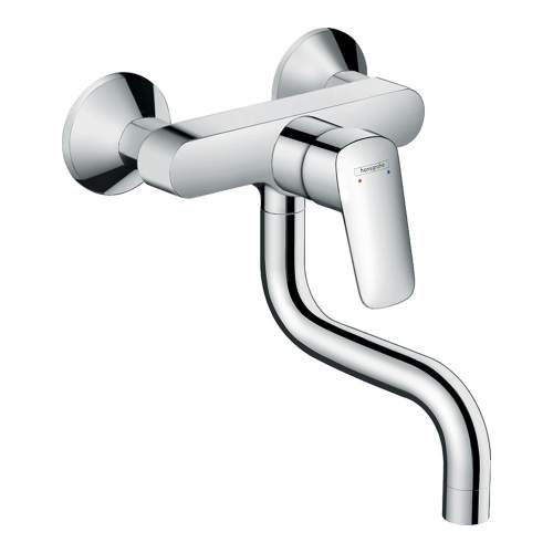 Hansgrohe Logis M31 Single lever wall mounted kitchen mixer with single spray mode