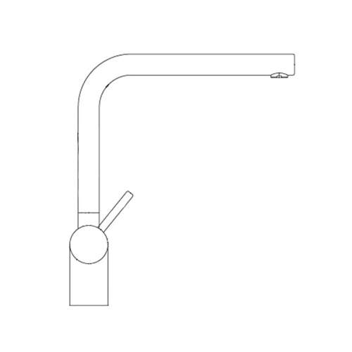 Franke Atlas Neo Single Lever Stainless Steel Kitchen Tap