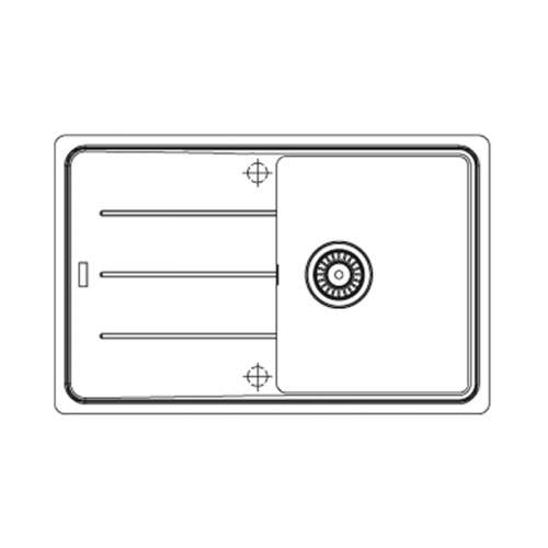 Franke BASIS BFG611-78 1.0 Bowl Fragranite Kitchen Sink