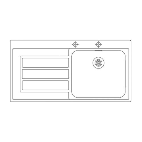 Franke EPOS EOX611 Stainless Steel Kitchen Sink