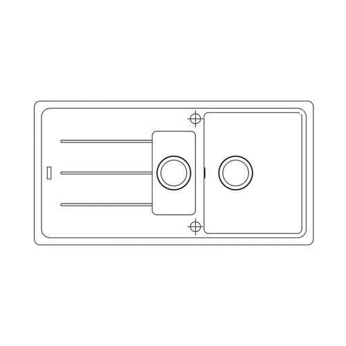 Franke BASIS BFG651 1.5 Bowl Fragranite Kitchen Sink