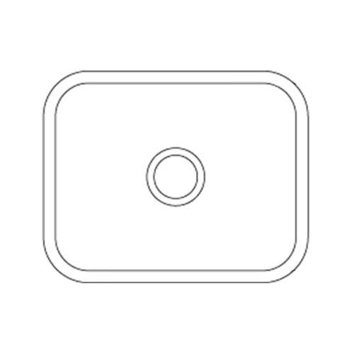 Franke VBK 110-50 Ceramic White 1.0 Bowl Undermount Sink