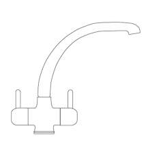 Franke ZURICH Dual Lever Monobloc Tap