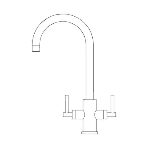 Franke PANTO Stainless Steel Monobloc Mixer Tap