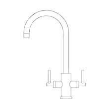 Franke PANTO Stainless Steel Monobloc Mixer Tap