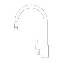 Franke FUJI Monobloc Mixer Tap with Pull Out Nozzle