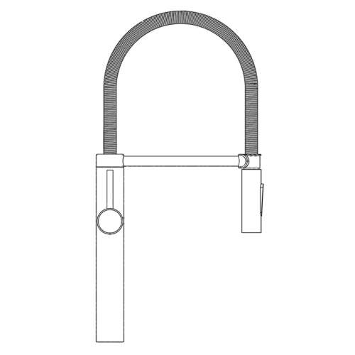 Franke PESCARA Semi-Pro XL Single Monobloc Tap