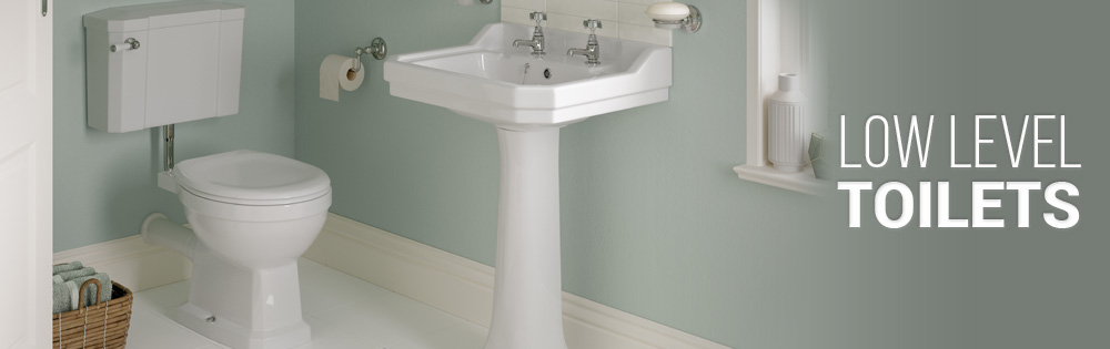 Traditional low level toilets from sinks-taps