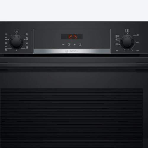 Bosch Serie 4 HBS573BB0B B/I Black Built-In Single Pyrolytic Oven