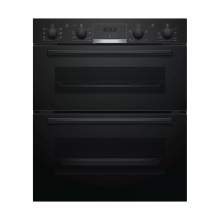 Bosch Serie 4 NBS533BB0B Black Built Under Double Electric Oven