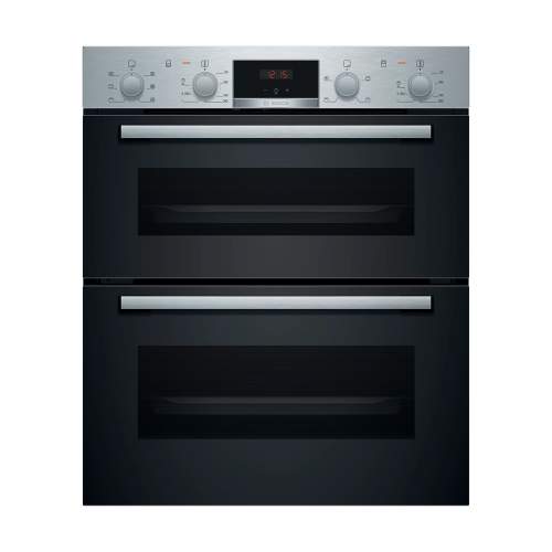 Bosch Serie 2 NBS113BR0B Stainless Steel Built Under Double Electric Oven