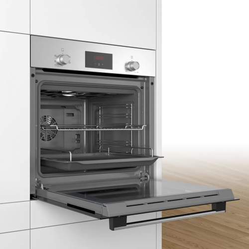 Bosch Serie 2 HHF113BR0B Built In Stainless Steel Single Electric Oven