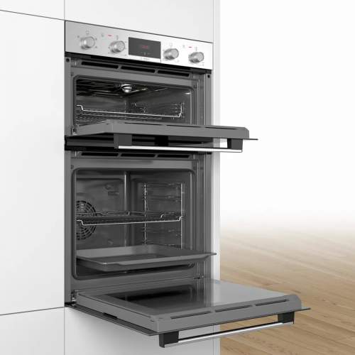 Bosch Serie 2 MHA133BR0B Built In Stainless Steel Double Electric Oven
