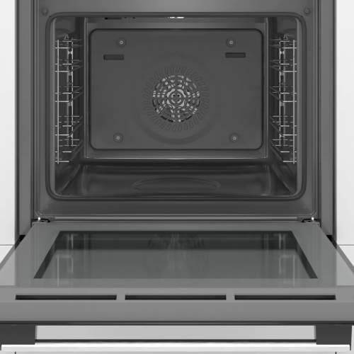 Bosch Serie 4 HRS534BS0B Built In Stainless Steel Single Oven with Added Steam Function